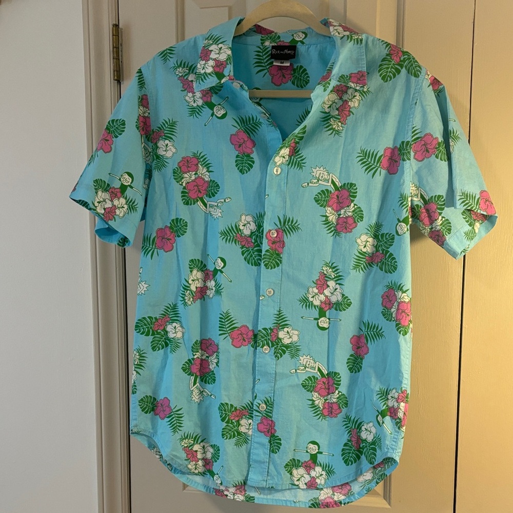 Rick and Morty Hawaiian Shirt